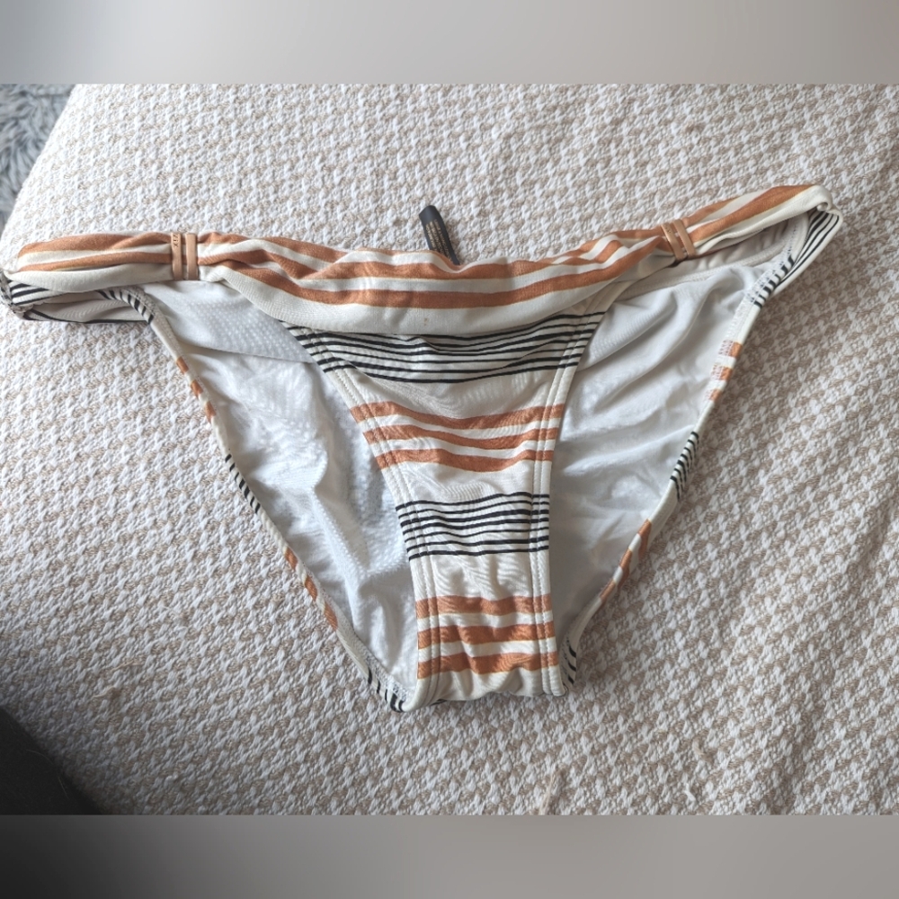 Vix striped bikini bottoms, M